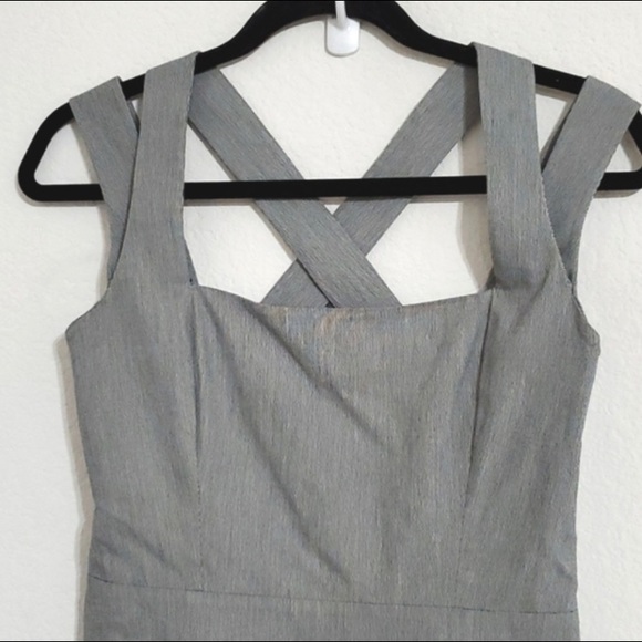 REISS CrissCross Sexy Dress Pockets SZ 6 Professional KATE MIDDLETON cocktails - Picture 3 of 11